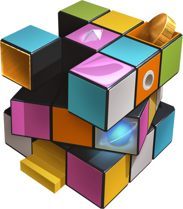 rubik's cube PNG、SVG