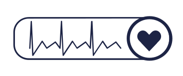 Herzfrequenzanzeige animierte Grafik in GIF, Lottie (JSON), AE