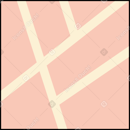 Дорожная карта города в PNG, SVG