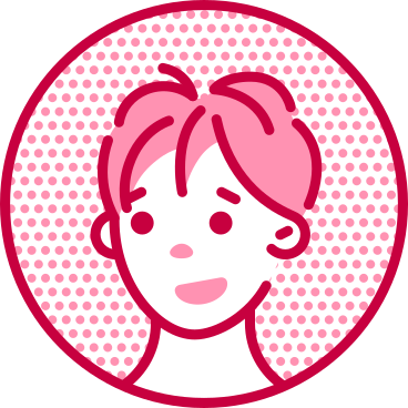 Man avatar icon pink PNG, SVG