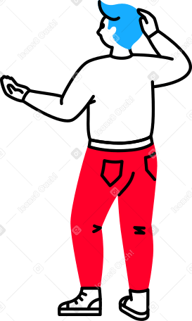 man is holding something in his hands в PNG, SVG
