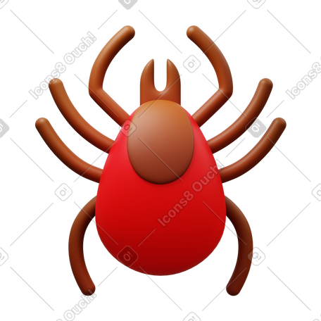 3D mite PNG, SVG