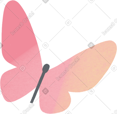 pink butterfly PNG, SVG