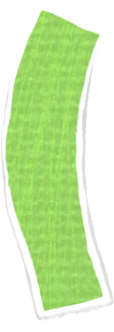 rectangular green confetti PNG, SVG
