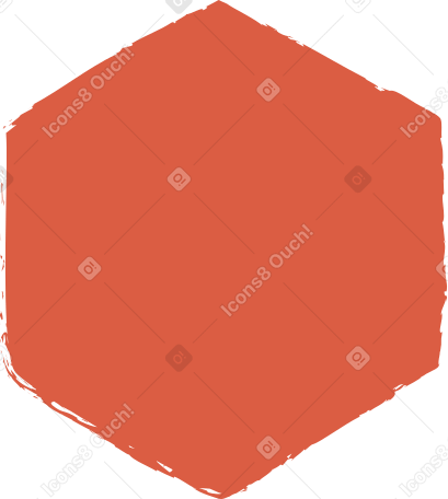 red hexagon в PNG, SVG