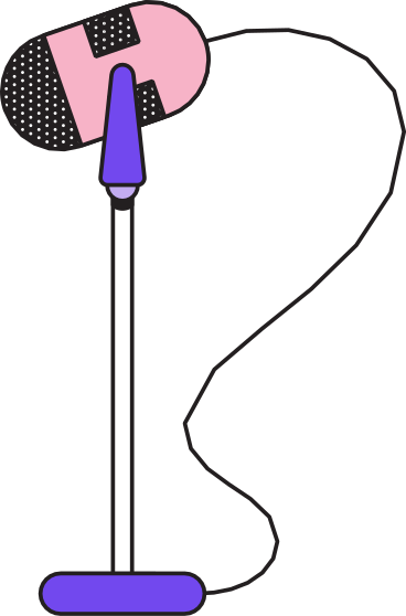 stand microphone PNG, SVG