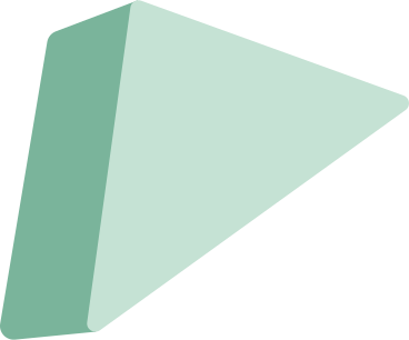 Triangle tridimensionnel vert PNG, SVG