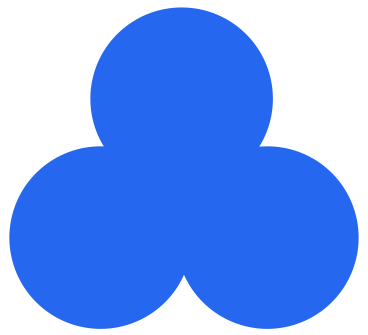 Trefoil blue PNG, SVG