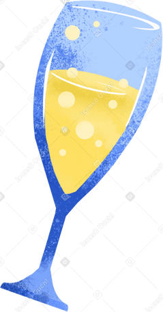 champagne glass Illustration in PNG, SVG