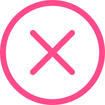 pink cross in a circle PNG, SVG
