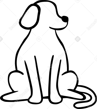 собака в PNG, SVG