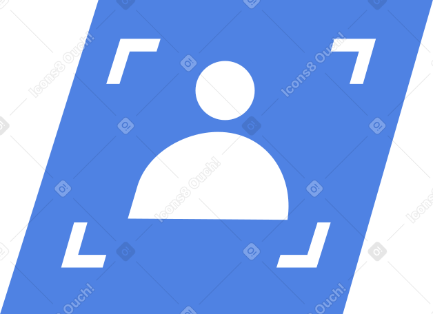 frame with user icon PNG, SVG