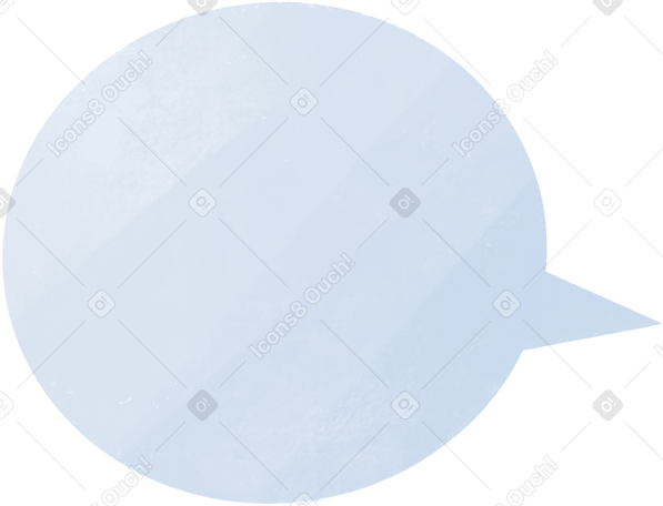 blue dialog bubble Illustration in PNG, SVG