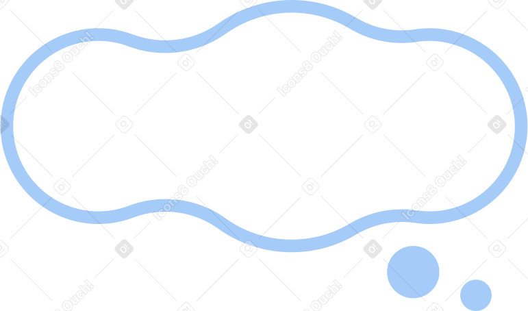 blue blop Illustration in PNG, SVG