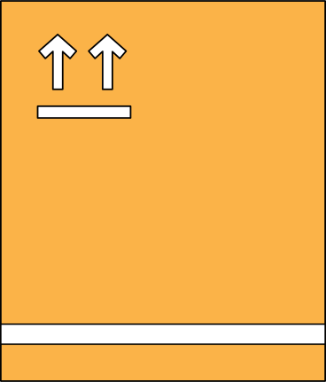 orange package box PNG, SVG
