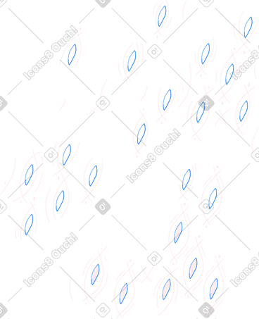 Pattern with colored ovals PNG, SVG