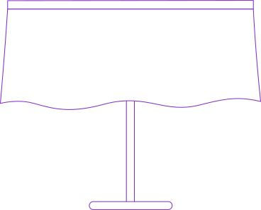 table with tablecloth PNG, SVG