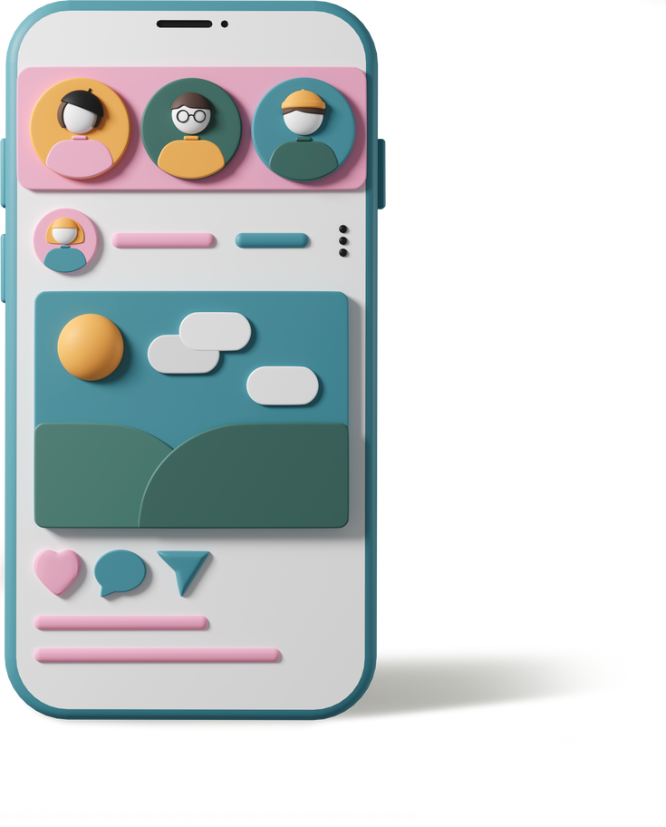 Phone Instagram のpngとsvgでのイラスト