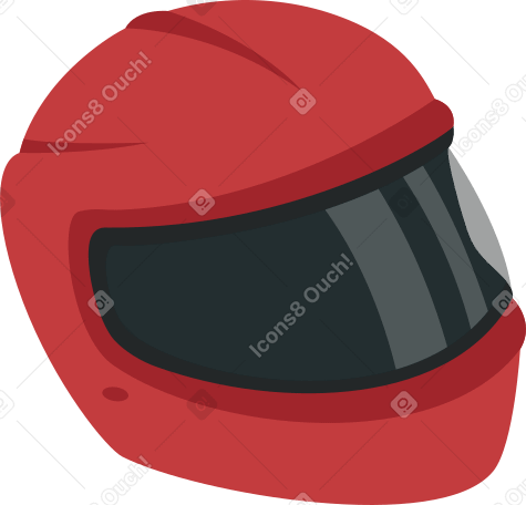 motorbike helmet Illustration in PNG, SVG