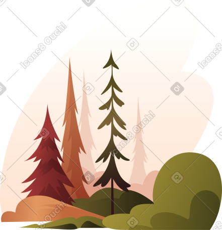 森林背景 PNG, SVG