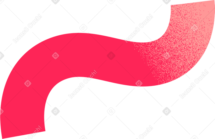 red curved line PNG, SVG