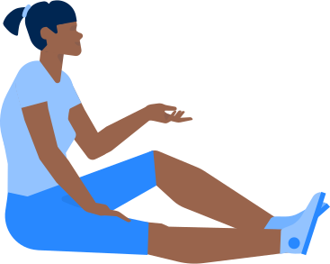 Femme assise PNG, SVG