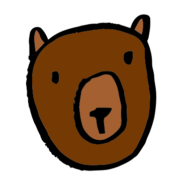 곰의 머리 PNG, SVG