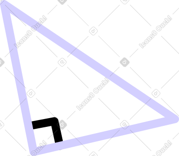 Right triangle PNG, SVG