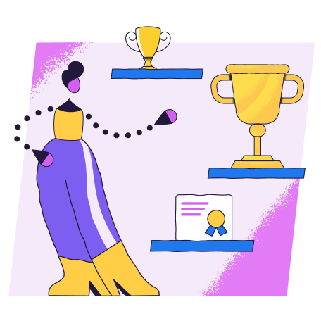List of achievements Illustration in PNG, SVG