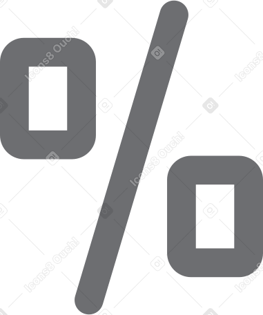 знак процента в PNG, SVG