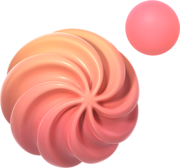twisted gradient sphere and simple sphere PNG, SVG
