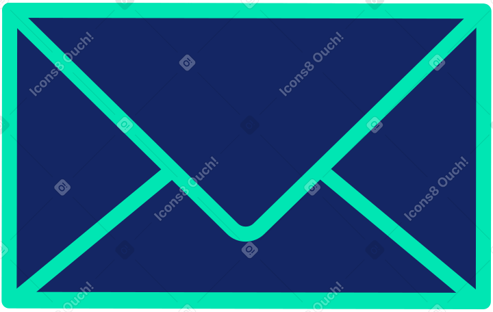 blue letter Illustration in PNG, SVG