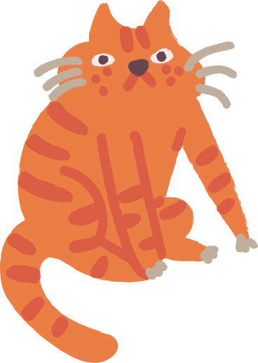 Cat sitting PNG, SVG
