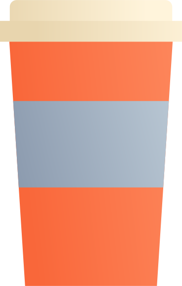 coffee cup with holder PNG, SVG