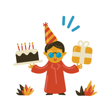 Birthday party PNG, SVG