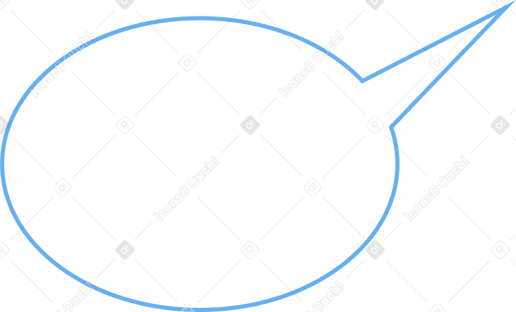 speech bubble with tail PNG, SVG