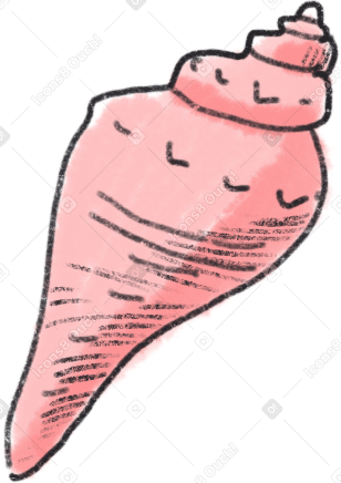 pink shell PNG, SVG