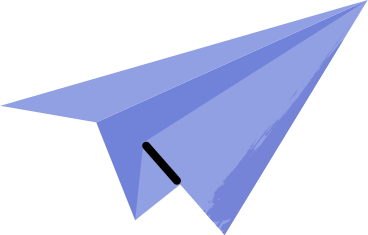 Ilustración animada de Avión de papel azul en GIF, Lottie (JSON), AE