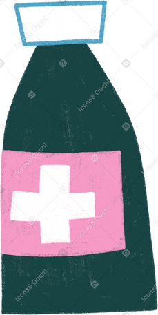 medicine in a jar Illustration in PNG, SVG