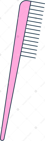 comb Illustration in PNG, SVG