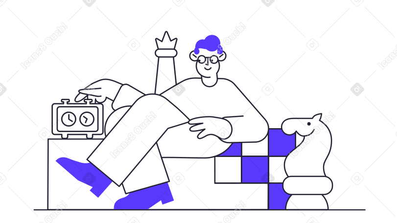 Chess Illustration in PNG, SVG