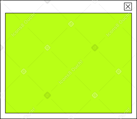 green browser window PNG, SVG
