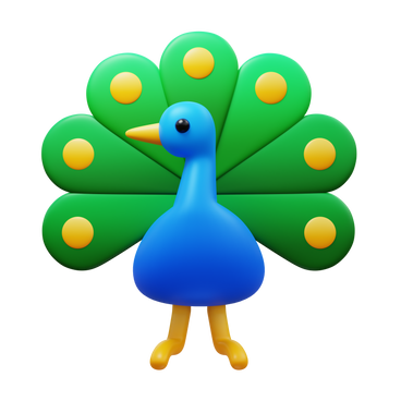 peacock PNG, SVG