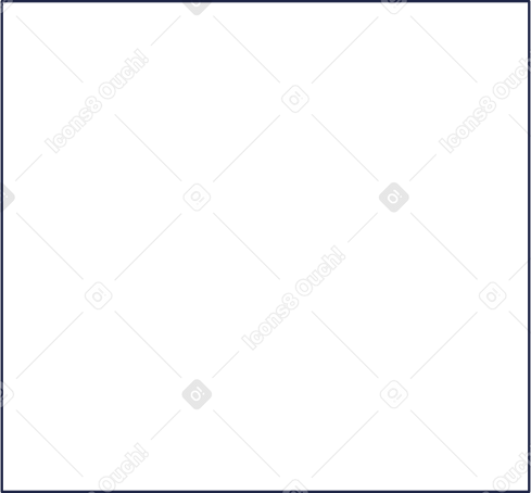 restangle white with stroke Illustration in PNG, SVG