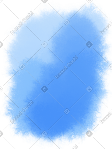 Blue watercolor stain PNG, SVG