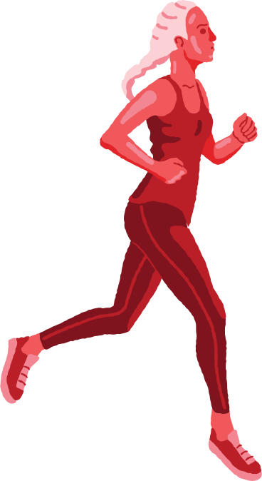 woman running PNG, SVG