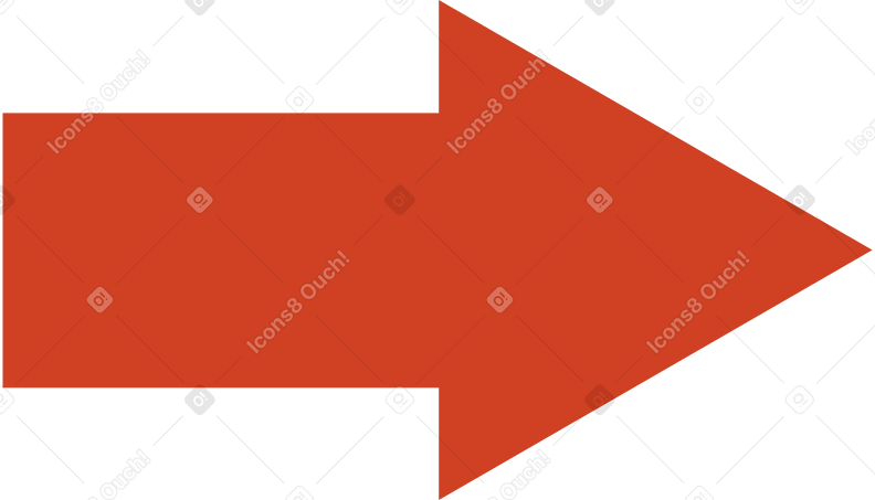 red arrow Illustration in PNG, SVG