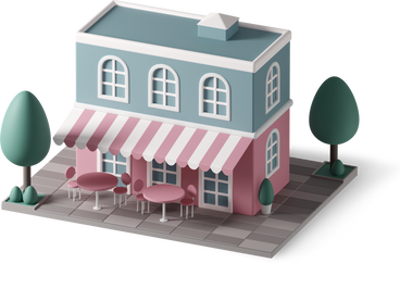 house with shop PNG, SVG