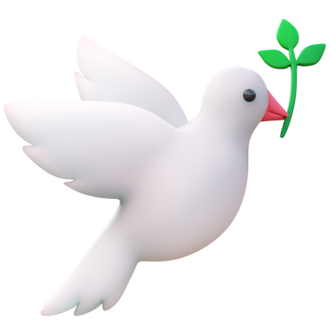 peace pigeon PNG, SVG