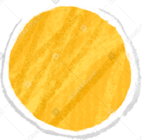 yellow round confetti Illustration in PNG, SVG
